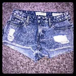Low Rise Jean Shorts